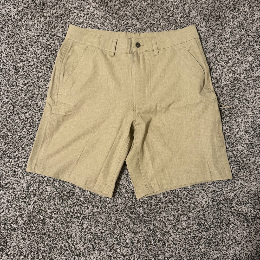 Swiss Alps Hybrid Shorts Mens 30 Tan‎ Excellent Stretch Hiking Outdoor Trail